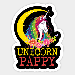 Unicorn Pappy Sticker